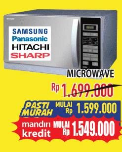 Promo Harga SAMSUNG/PANASONIC/HITACHI/SHARP Microwave   - Hypermart