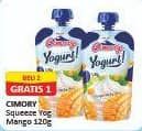 Promo Harga Cimory Squeeze Yogurt Mango Sticky Rice 120 gr - Alfamart