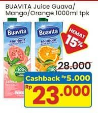 Promo Harga Buavita Fresh Juice Guava, Mango, Orange 1000 ml - Indomaret
