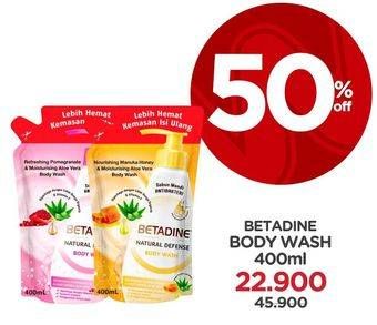 Promo Harga BETADINE Body Wash 400 ml - Watsons