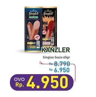 Promo Harga Kanzler Sosis Single 65 gr - Hypermart