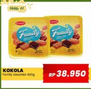 Promo Harga Kokola Family Assorted Biscuit 400 gr - Yogya