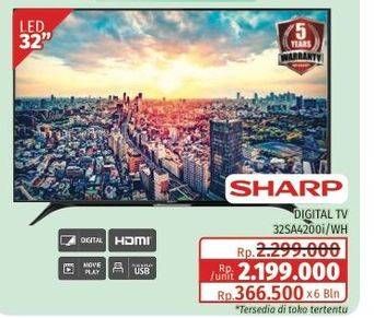 Promo Harga Sharp LC-32SA4200i | LED TV  - Lotte Grosir