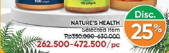 Promo Harga Natures Health Supplement Range  - Guardian