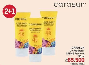 Promo Harga Carasun Solar Smart UV Protector Spf 45 30 ml - LotteMart