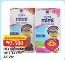 Promo Harga Ultra Mimi Susu UHT All Variants 125 ml - Alfamart