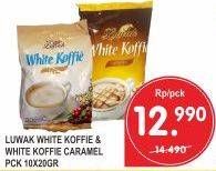 Promo Harga Luwak White Koffie Original, Caramel 10 sachet - Superindo