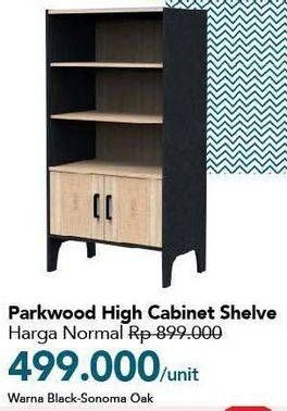 Promo Harga Parkwood Cabinet Shelves  - Carrefour