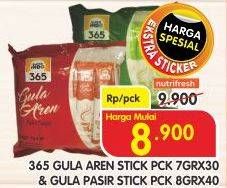 Promo Harga 365 Gula Stick Gula Pasir, Gula Aren  - Superindo