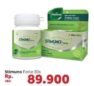 Promo Harga STIMUNO Forte Restores Immune System Capsule 30 pcs - Carrefour