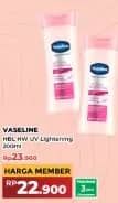 Promo Harga Vaseline Intensive Care Healthy White UV Lightening 200 ml - Yogya