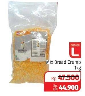 Promo Harga CHOICE L Mix Bread Crumb 1 kg - Lotte Grosir