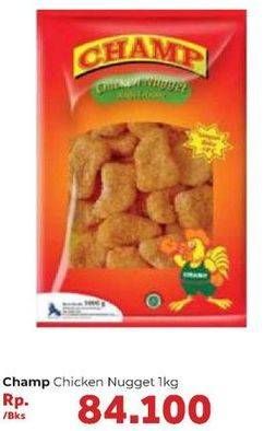 Promo Harga CHAMP Nugget Chicken Nugget 1000 gr - Carrefour