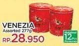 Promo Harga VENEZIA Assorted Biscuits 277 gr - Yogya