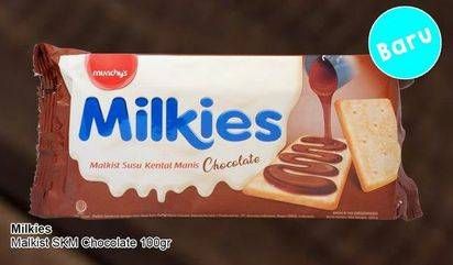 Promo Harga MUNCHYS Milkies Malkist Chocolate 166 gr - TIP TOP