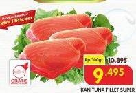 Promo Harga Tuna Fillet per 100 gr - Superindo