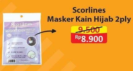 Promo Harga SCORLINES Masker Hijab  - Alfamart