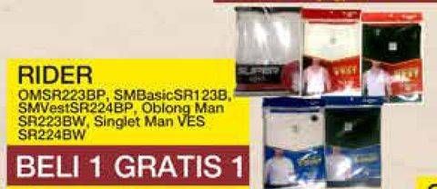 Promo Harga RIDER Underwear Man SR 223BP, SR123B, SR 224BP, SR 223 BW, SR 224 BW  - Yogya