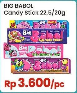 Promo Harga Big Babol Candy Gum per 5 pcs 20 gr - Indomaret