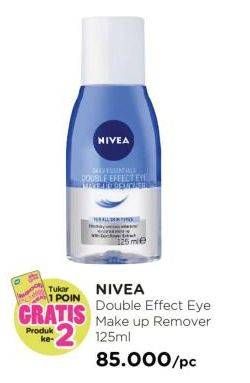 Promo Harga NIVEA Double Effect Eye Make Up Remover 125 ml - Watsons