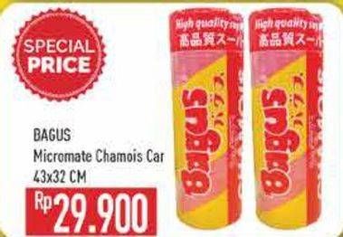 Promo Harga BAGUS Micromate Chamois 42x32cm  - Hypermart