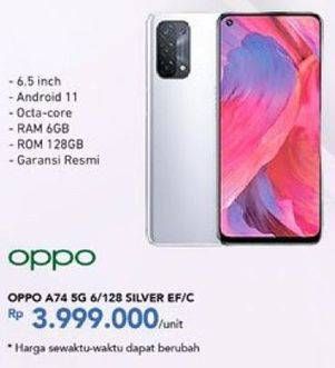 Promo Harga OPPO A74 5G  - Carrefour