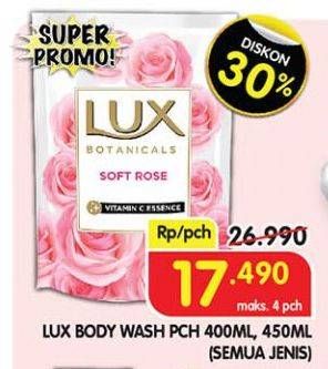 Promo Harga LUX Body Wash All Variants 450 ml - Superindo