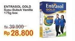 Promo Harga Entrasol Gold Susu Bubuk Vanilla 175 gr - Indomaret