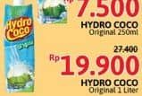 Promo Harga Hydro Coco Minuman Kelapa Original 1000 ml - Alfamidi
