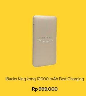 Promo Harga IBACKS King Kong 10000 mAh Fast Charging  - iBox