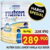 Promo Harga Nestle Nutren Junior Vanilla 800 gr - Superindo