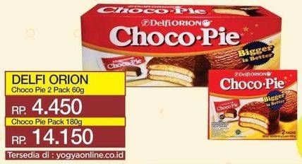 Promo Harga DELFI Orion Choco Pie 168 gr - Yogya