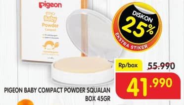 Promo Harga Pigeon Baby Powder Compact 45 gr - Superindo