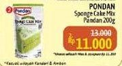 Promo Harga Pondan Sponge Cake Mix Pandan 200 gr - Alfamidi
