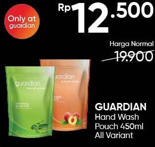 Promo Harga GUARDIAN Hand Wash All Variants 450 ml - Guardian
