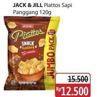 Promo Harga Piattos Snack Kentang Sapi Panggang 120 gr - Alfamidi