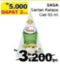 Promo Harga SASA Santan Cair 65 ml - Giant