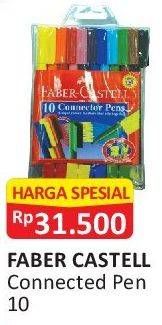 Promo Harga Faber-castell Connector Pens 10 pcs - Alfamart
