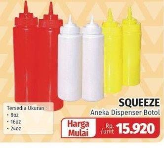 Promo Harga CHOICE L Bottle Squeeze 8oz, 16oz, 24oz  - Lotte Grosir