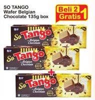 Promo Harga TANGO Wafer So Tango Belgian Chocolate 135 gr - Indomaret