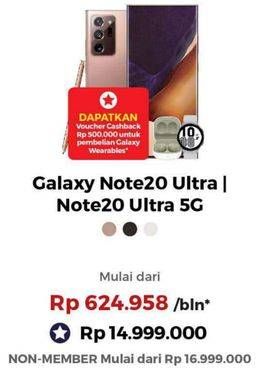 Promo Harga SAMSUNG Galaxy Note 20 Ultra | Note 20 Ultra 5G  - Erafone