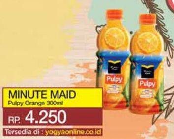 Promo Harga Minute Maid Juice Pulpy Orange 300 ml - Yogya