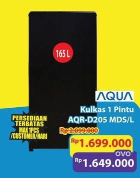 Promo Harga Aqua AQR-D205 MDS/L 165000 ml - Hypermart