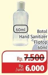 Promo Harga Botol Hand Sanitizer Fliptop 60 ml - Lotte Grosir