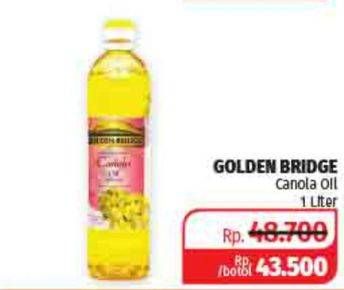 Promo Harga GOLDEN BRIDGE Canola Oil 1 ltr - Lotte Grosir