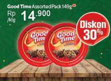 Promo Harga GOOD TIME Cookies Chocochips Assorted Cookies 149 gr - Carrefour