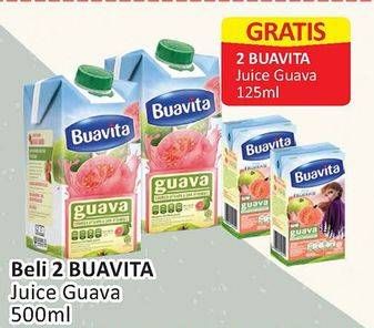 Promo Harga BUAVITA Fresh Juice Guava per 2 box 500 ml - Alfamart