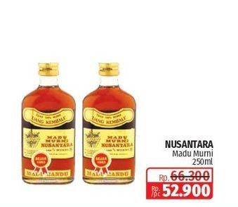 Promo Harga Madu Nusantara Madu Murni 250 ml - Lotte Grosir