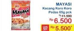 Promo Harga MAYASI Peanut Kacang Jepang Koro Pedas 65 gr - Indomaret