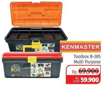 Promo Harga KENMASTER toolbox B385  - Lotte Grosir